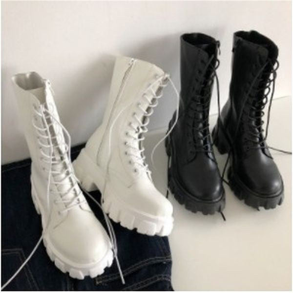 mid calf boots women autumn winter fashion laceup ladies chelsea zipper botas mujer sports platform heel shoes 220818, Black
mid calf boots women autumn winter fashion laceup ladies chelsea zipper botas mujer sports platform heel shoes 220818, Black
