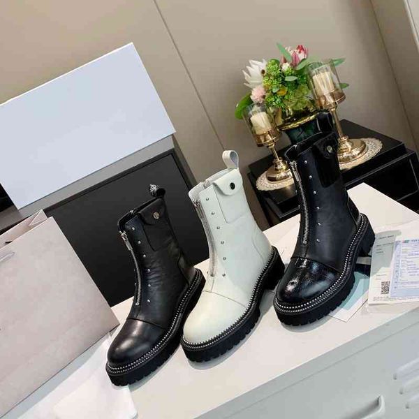 women's leather boots hammer boots winter shoes small and medium legs round head square high heels series, Black
women's leather boots hammer boots winter shoes small and medium legs round head square high heels series, Black