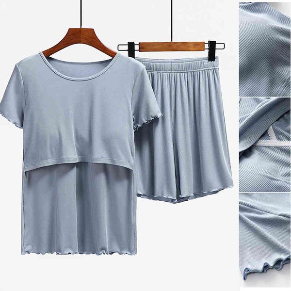 fdfklak mxxl maternity nursing nightwear breastfeeding summer modal homewear pregnant women pregnancy feeding pyjama set j220813, White
fdfklak mxxl maternity nursing nightwear breastfeeding summer modal homewear pregnant women pregnancy feeding pyjama set j220813, White