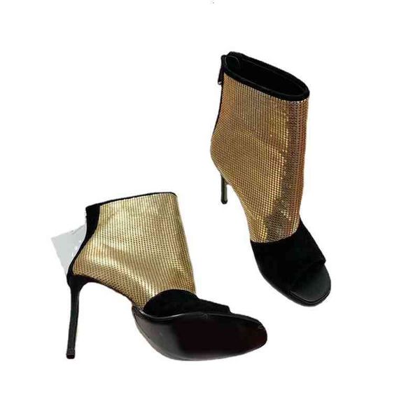 and boots spring summer fashion fish mouth thin heel back zipper short boots color matching temperament high heels t2jk, Black
and boots spring summer fashion fish mouth thin heel back zipper short boots color matching temperament high heels t2jk, Black