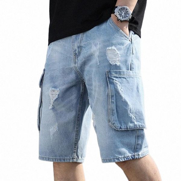 summer fashion blue vintage ripped short jeans men denim shorts straight cargo plus size men's 896y#
summer fashion blue vintage ripped short jeans men denim shorts straight cargo plus size men's 896y#