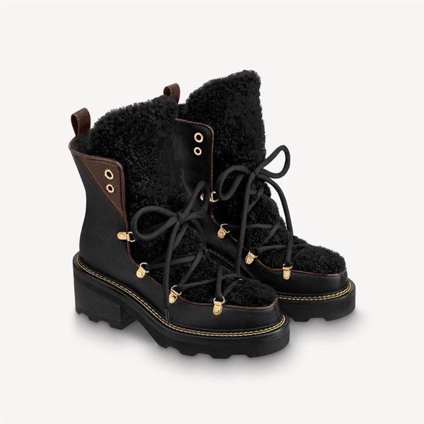 beauboury ankle boots grain leather warm wool lining women winter fashion platform boot342s, Black
beauboury ankle boots grain leather warm wool lining women winter fashion platform boot342s, Black