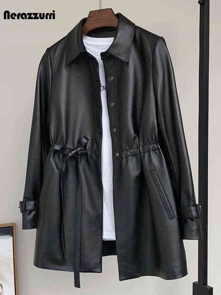 nerazzurri spring soft faux leather jackets women long sleeve drawstring fall 2022 women's clothing black casual pu leather coat t22081
nerazzurri spring soft faux leather jackets women long sleeve drawstring fall 2022 women's clothing black casual pu leather coat t22081