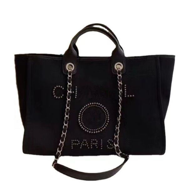 fashion women's luxury handbags evening bags brand ch pearl tote canvas beach bag designers female portable large capacity big handbag
fashion women's luxury handbags evening bags brand ch pearl tote canvas beach bag designers female portable large capacity big handbag