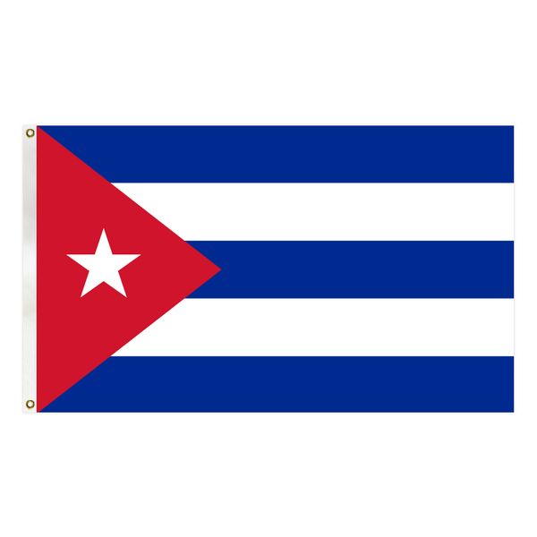 cuba flag country national banner 90x150 cm outdoor decoration banner with two brass grommets
cuba flag country national banner 90x150 cm outdoor decoration banner with two brass grommets