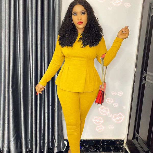 elegant two piece set women outfits autumn winter work wear peplum ruffles and pants suit office lady bodycon matching sets 220819, White
elegant two piece set women outfits autumn winter work wear peplum ruffles and pants suit office lady bodycon matching sets 220819, White