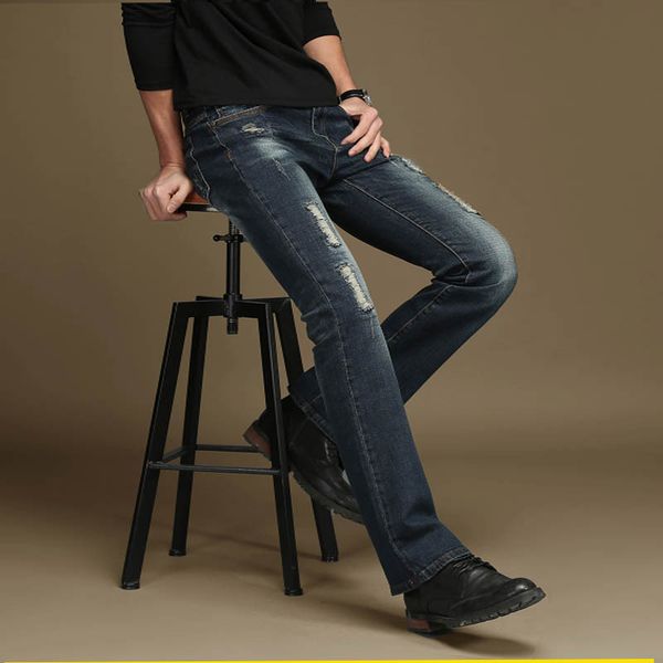 men's jeans mens patch boot cut trousers for men regular flared classic designer ripped denim pants slim fit long jean hombremen's, Blue
men's jeans mens patch boot cut trousers for men regular flared classic designer ripped denim pants slim fit long jean hombremen's, Blue