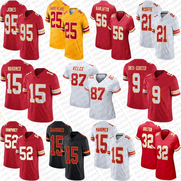 15 patrick mahomes 9 juju smith-schuster travis kelce custom football jersey george karlaftis creed humphrey trent mcduffie nick bolton just, Black;red
15 patrick mahomes 9 juju smith-schuster travis kelce custom football jersey george karlaftis creed humphrey trent mcduffie nick bolton just, Black;red