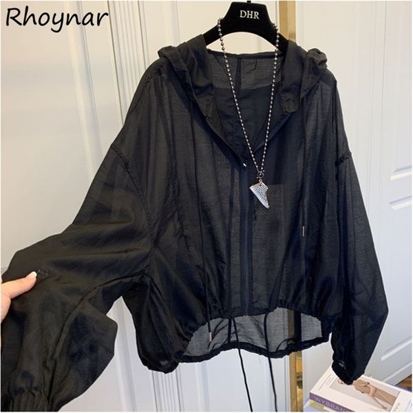 jackets women hooded summer sun-proof zipper coats thin loose see through outerwear breathable outwear lightweight clothes black 220818, Black;brown
jackets women hooded summer sun-proof zipper coats thin loose see through outerwear breathable outwear lightweight clothes black 220818, Black;brown