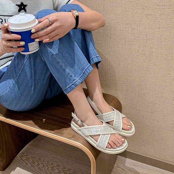shoes sandals dress women's summer thick bottom anti-skid small fragrance comfortable cross minority roman shoes vex8, Black
shoes sandals dress women's summer thick bottom anti-skid small fragrance comfortable cross minority roman shoes vex8, Black