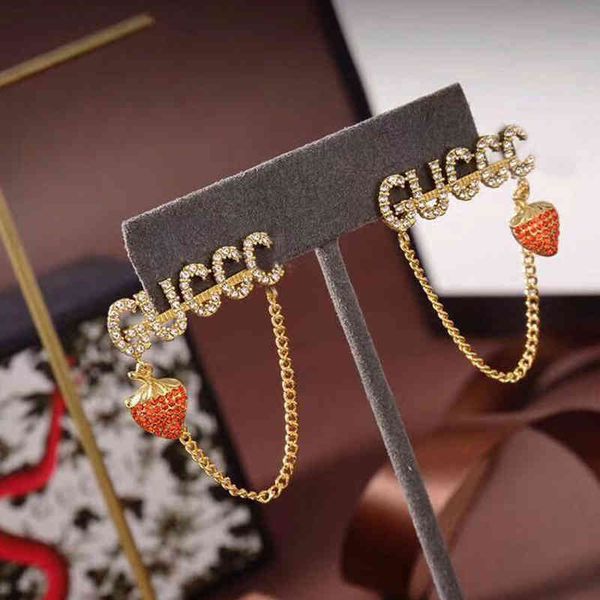 70% off factory online direct sales 2022 new diamond inlaid strawberry earrings for female tassel earrings for female, Golden
70% off factory online direct sales 2022 new diamond inlaid strawberry earrings for female tassel earrings for female, Golden