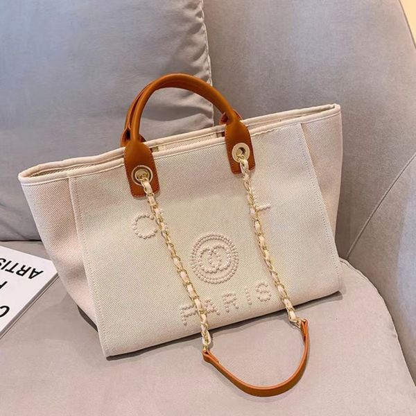 fashion women's luxury evening bags brand ch handbags pearl tote canvas beach bag designers female portable shoulder large capacity big, Black;red
fashion women's luxury evening bags brand ch handbags pearl tote canvas beach bag designers female portable shoulder large capacity big, Black;red