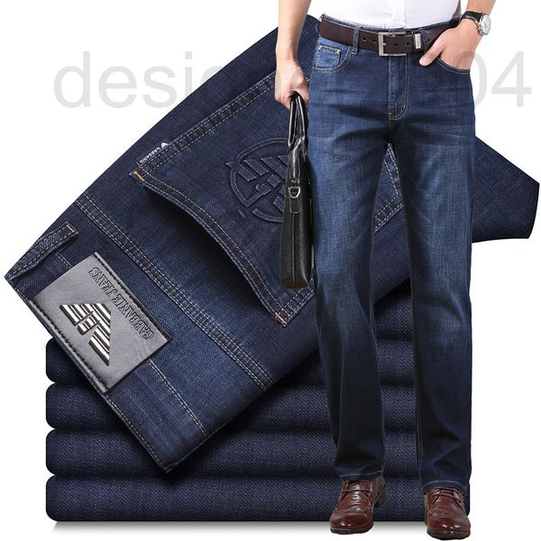 men's jeans designer chiamania jeans men's summer thin high waist elastic straight tube loose business brand pants ehsr, Blue
men's jeans designer chiamania jeans men's summer thin high waist elastic straight tube loose business brand pants ehsr, Blue