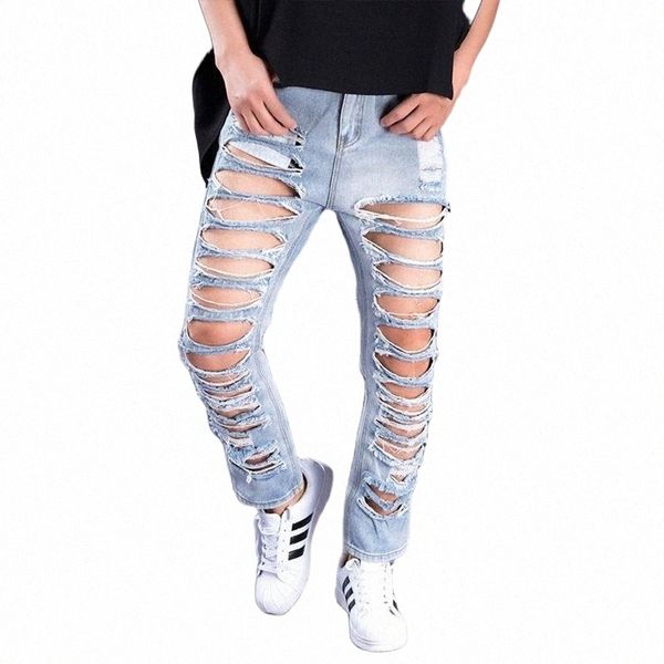 men's jeans european and american summer ripped nine minute pants slacks high street hip hop british big size1 q16j#, Blue
men's jeans european and american summer ripped nine minute pants slacks high street hip hop british big size1 q16j#, Blue