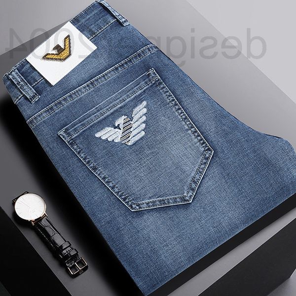 men's jeans designer 2022 summer thin jeans men's elastic slim fit small straight tube embroidery brand soft goods bo1t, Blue
men's jeans designer 2022 summer thin jeans men's elastic slim fit small straight tube embroidery brand soft goods bo1t, Blue