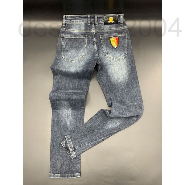 men's jeans designer trendy brand autumn new jeans men's straight tube korean fashion slim fit small foot elastic casual embroider, Blue
men's jeans designer trendy brand autumn new jeans men's straight tube korean fashion slim fit small foot elastic casual embroider, Blue