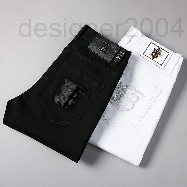men's jeans designer men's elastic slim straight business casual pure black and white brand long pants winl, Blue
men's jeans designer men's elastic slim straight business casual pure black and white brand long pants winl, Blue