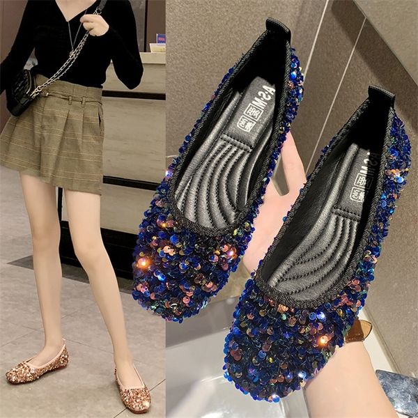 womens shoes spring and autumn shallow mouth set of flat womens bean sequins single shoe woman 220819, Black
womens shoes spring and autumn shallow mouth set of flat womens bean sequins single shoe woman 220819, Black