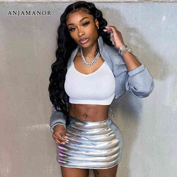 anjamanor 2022 fashion mini skirts clubwear women festival clothing zipper metallic color puffy skirt wholesale d82-ci19 t220819, Black
anjamanor 2022 fashion mini skirts clubwear women festival clothing zipper metallic color puffy skirt wholesale d82-ci19 t220819, Black