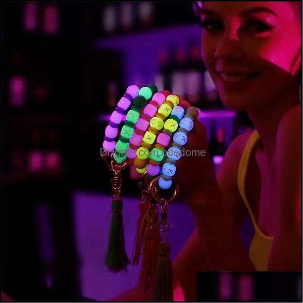 keychains sile luminous bead wrist keychain for women bracelet keyring car bag pendant fashion drop delivery 2021 accessories bdedome dheta, Silver
keychains sile luminous bead wrist keychain for women bracelet keyring car bag pendant fashion drop delivery 2021 accessories bdedome dheta, Silver