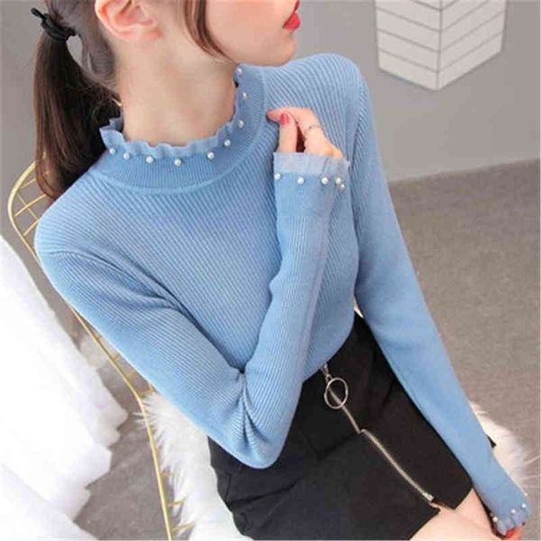 women's sweaters korean 2021 woman sweaters turtleneck sweater women autumn winter fashion style slim fit knitwear long sleeve underwea, White;black
women's sweaters korean 2021 woman sweaters turtleneck sweater women autumn winter fashion style slim fit knitwear long sleeve underwea, White;black