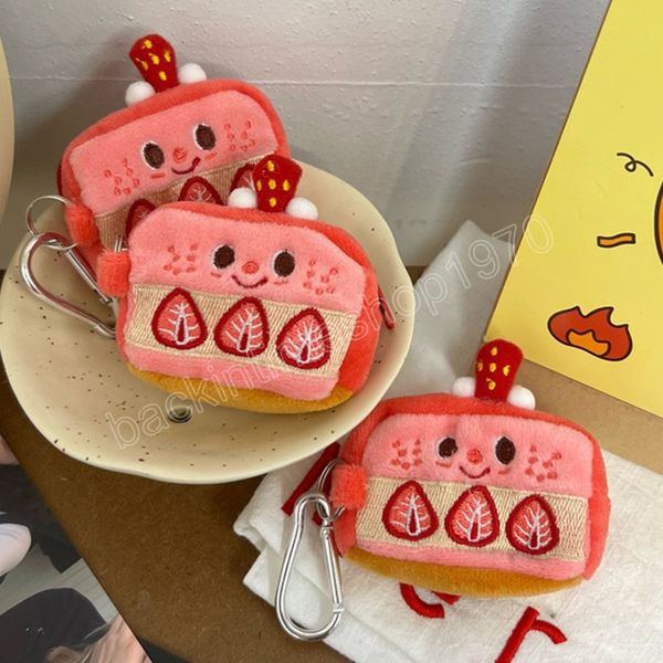 pink ins plush earphone case cute stylish strawberry cake coin purse for girls purse keychain pendant storage bag pouch, White
pink ins plush earphone case cute stylish strawberry cake coin purse for girls purse keychain pendant storage bag pouch, White