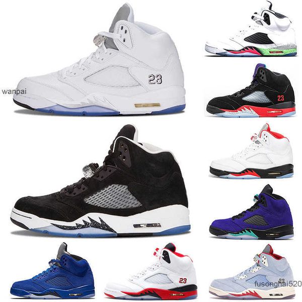 2022 popular men basketball shoes 5 5s alternate grape blue suede fire red international flight laney royal metallic silver oreo space jam j, Black
2022 popular men basketball shoes 5 5s alternate grape blue suede fire red international flight laney royal metallic silver oreo space jam j, Black