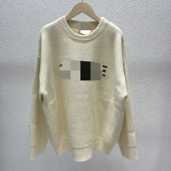 802 2022 milan runway autumn summer brand same style sweater crew neck long sleeve white womens meiyi, White;black
802 2022 milan runway autumn summer brand same style sweater crew neck long sleeve white womens meiyi, White;black