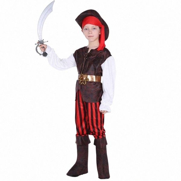 theme costume child boy high seas buccaneer pirate costumes for boys cosplay halloween purim party carnival dress uptheme e6nk#, Black;red
theme costume child boy high seas buccaneer pirate costumes for boys cosplay halloween purim party carnival dress uptheme e6nk#, Black;red