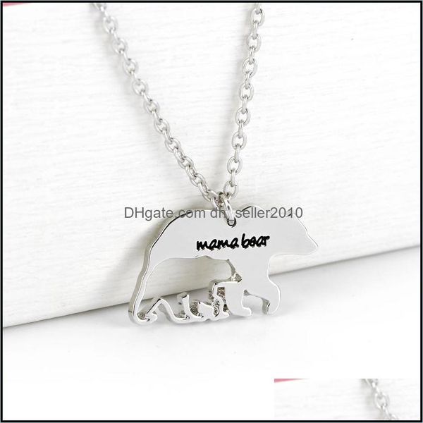 pendant necklaces mama bear tag engraved animal necklace sier mother love simple fashion mom and children choker jewelry dhseller2010 dhvmn, Silver
pendant necklaces mama bear tag engraved animal necklace sier mother love simple fashion mom and children choker jewelry dhseller2010 dhvmn, Silver