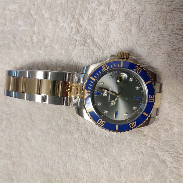 u1 factory man watch stainless steel bracelet silver diamond dial yellow gold steel chest 40mm automatic mechanical sapphire luminous wristw, Slivery;brown
u1 factory man watch stainless steel bracelet silver diamond dial yellow gold steel chest 40mm automatic mechanical sapphire luminous wristw, Slivery;brown