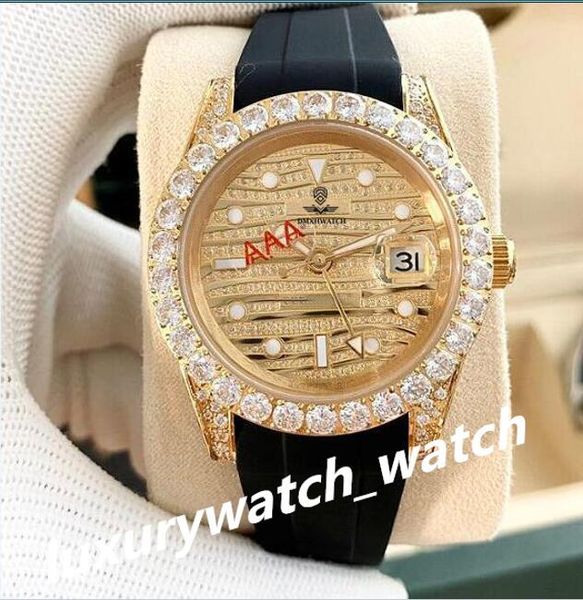 men watch new 41mm ii gmt big date 116769tbr-74779b texture full diamond dial bezel automatic mens watch 316l ss steel bracelet fashion men&, Slivery;brown
men watch new 41mm ii gmt big date 116769tbr-74779b texture full diamond dial bezel automatic mens watch 316l ss steel bracelet fashion men&, Slivery;brown