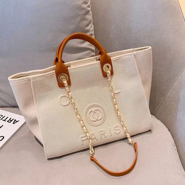 women's fashion luxury evening bags brand ch handbags pearl tote canvas beach bag designers female portable shoulder large capacity big, Black;red
women's fashion luxury evening bags brand ch handbags pearl tote canvas beach bag designers female portable shoulder large capacity big, Black;red