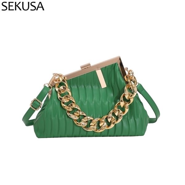 day clutch thick gold chains dumpling clip purse bag women cloud underarm shoulder pleated designer pouch handbag 220818
day clutch thick gold chains dumpling clip purse bag women cloud underarm shoulder pleated designer pouch handbag 220818