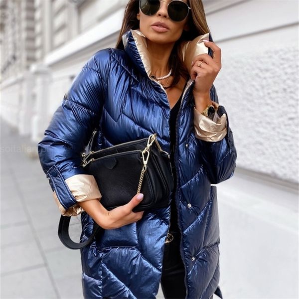 puffer jacket women oversized winter parka cotton padded warm coat female outerwear quilted coats stand collar patchwork jackets 220819, Black;brown
puffer jacket women oversized winter parka cotton padded warm coat female outerwear quilted coats stand collar patchwork jackets 220819, Black;brown