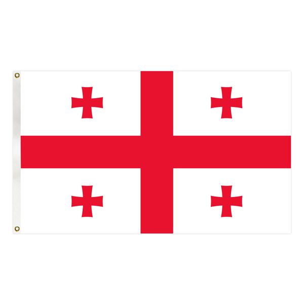georgia flag country national banner 3x5 ft vivid color and fade resistant outdoor decoration banner with brass grommets
georgia flag country national banner 3x5 ft vivid color and fade resistant outdoor decoration banner with brass grommets