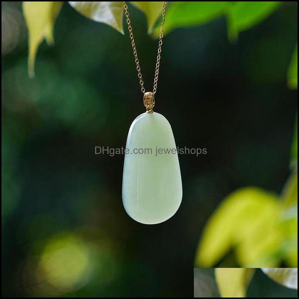 chains inspired design natural hetian jasper large oval necklace pendant for ladies simple and exquisite chinese jewelry h jewelshops dhcma, Silver
chains inspired design natural hetian jasper large oval necklace pendant for ladies simple and exquisite chinese jewelry h jewelshops dhcma, Silver