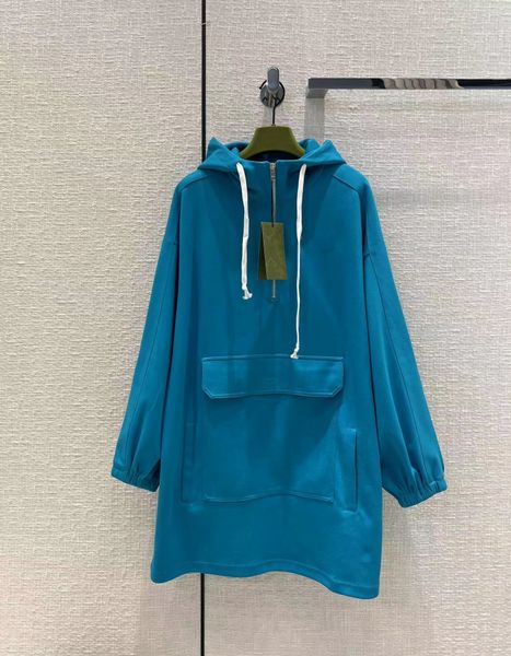 designer dresses 2022 new autumn winter hooded long sleeve sporty fashion milan runway brand same style dress 0819-6, Black
designer dresses 2022 new autumn winter hooded long sleeve sporty fashion milan runway brand same style dress 0819-6, Black
