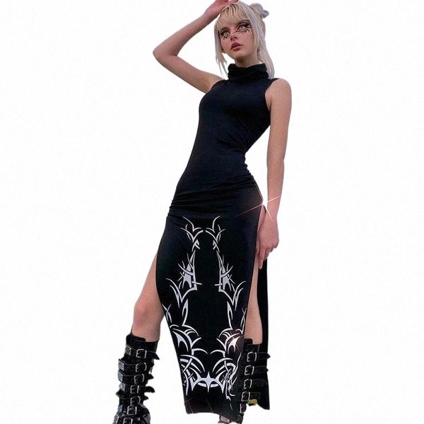 casual dresses shestyle turtleneck sleeveless qipao women elegant high slit tank black printed long vintage chinese cheongsam 2021 p5h8#, Black;gray
casual dresses shestyle turtleneck sleeveless qipao women elegant high slit tank black printed long vintage chinese cheongsam 2021 p5h8#, Black;gray