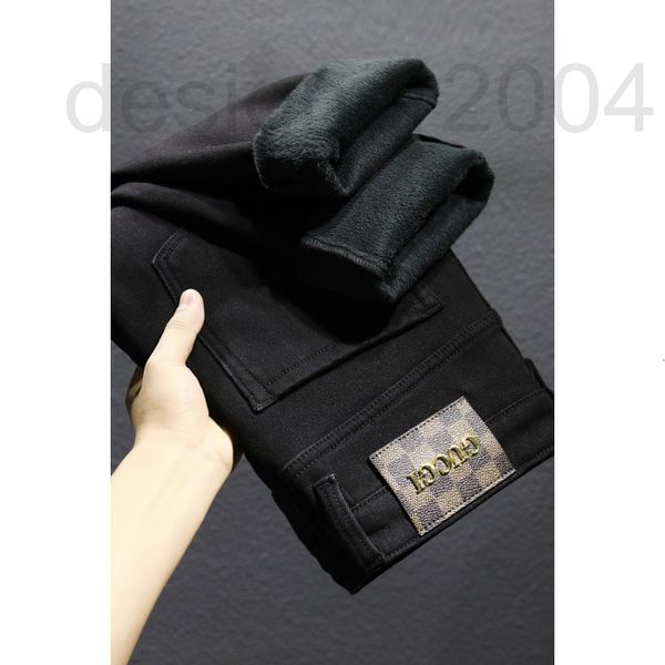 men's jeans designer 2021 autumn and winter high-end black jeans men's plush thickened straight tube slim fit small feet korean lo, Blue
men's jeans designer 2021 autumn and winter high-end black jeans men's plush thickened straight tube slim fit small feet korean lo, Blue