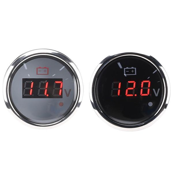 2in battery voltage gauge led digital display ip67 waterproof smart alarm universal for boat auto
2in battery voltage gauge led digital display ip67 waterproof smart alarm universal for boat auto