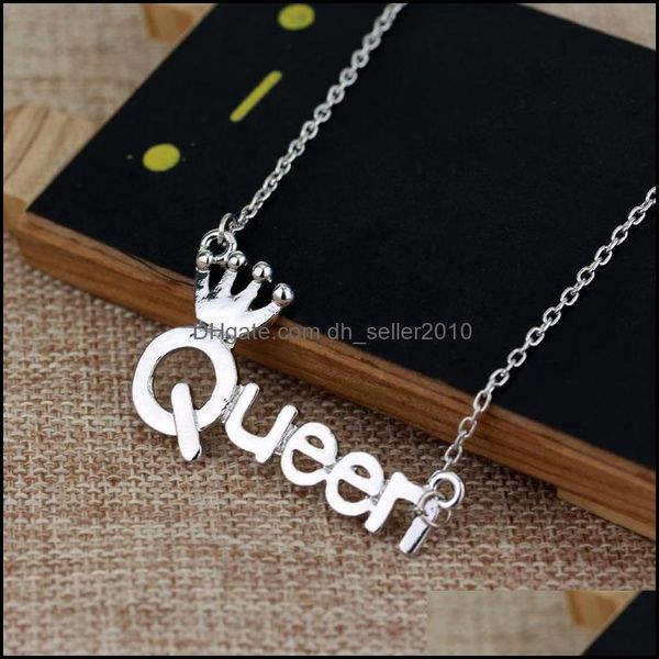 pendant necklaces queen crown chain necklace zircon fashion luxury jewelry birthday present color gold soer drop delivery dhseller2010 dhs4p, Silver
pendant necklaces queen crown chain necklace zircon fashion luxury jewelry birthday present color gold soer drop delivery dhseller2010 dhs4p, Silver