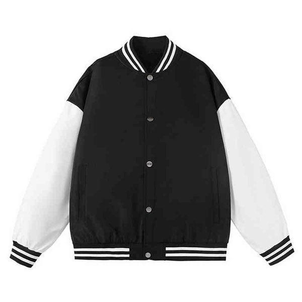 baseball jacket men hip hop streetwear varsity jacket sleeve patchwork jacket coat fashion running coat male windbreaker g220818, Black;brown
baseball jacket men hip hop streetwear varsity jacket sleeve patchwork jacket coat fashion running coat male windbreaker g220818, Black;brown