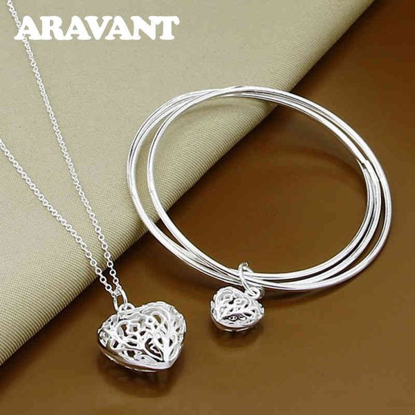 bracelet bangle designer 925 silver jewelry sets heart pendant necklaces three circle bangles for women fashion, Black
bracelet bangle designer 925 silver jewelry sets heart pendant necklaces three circle bangles for women fashion, Black
