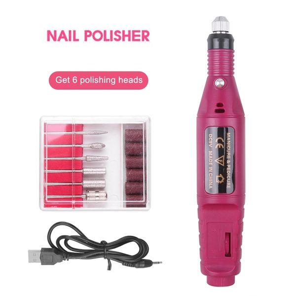 electric nail drills kit remove polish manicure pedicure 6pcs nail file sanding bands machine nail art pen device equipment 220819, Silver
electric nail drills kit remove polish manicure pedicure 6pcs nail file sanding bands machine nail art pen device equipment 220819, Silver