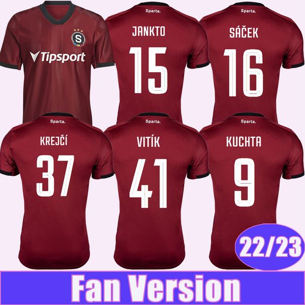 22 23 sparta praha kuchta men soccer jerseys krejci vitik sacek hojer hancko home shirt short sleeves uniforms, Black;yellow
22 23 sparta praha kuchta men soccer jerseys krejci vitik sacek hojer hancko home shirt short sleeves uniforms, Black;yellow
