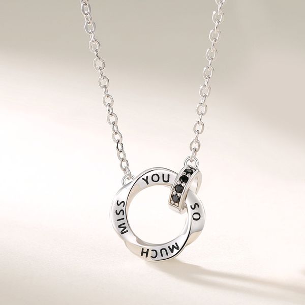 mobius couple necklace strands korean ins design clover pendant sterling silve, Black
mobius couple necklace strands korean ins design clover pendant sterling silve, Black