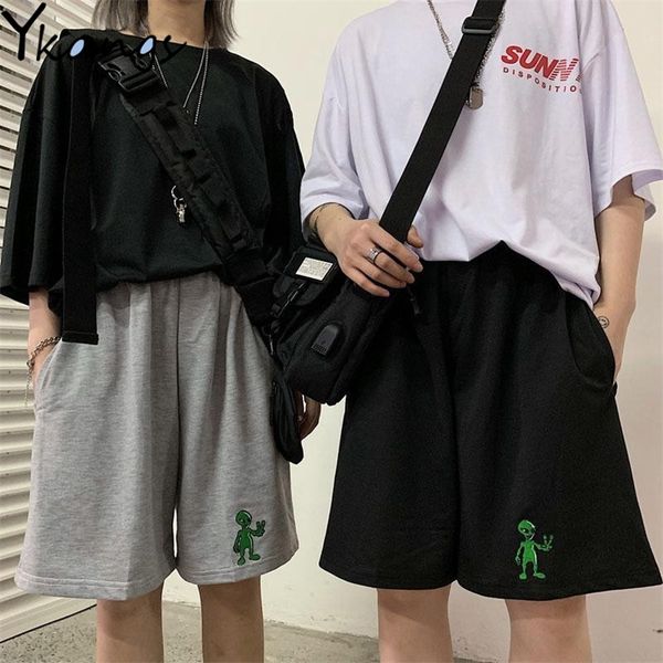korean style aliens harajuku casual loose straight jogger bike shorts female high waist summer sports running vintage pants 220317, White;black
korean style aliens harajuku casual loose straight jogger bike shorts female high waist summer sports running vintage pants 220317, White;black