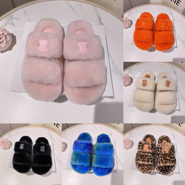 2022ss new house full furry winter indoor fur triomphe slippers soft and fluffy plush platform flat shoes non-slip heel luxury designer shoe, Black
2022ss new house full furry winter indoor fur triomphe slippers soft and fluffy plush platform flat shoes non-slip heel luxury designer shoe, Black