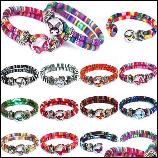 charm bracelets punk animal glass convex button bracelet butterfly woven black leather mens womens drop delivery 2021 jew dhseller2010 dh6ev, Golden;silver
charm bracelets punk animal glass convex button bracelet butterfly woven black leather mens womens drop delivery 2021 jew dhseller2010 dh6ev, Golden;silver